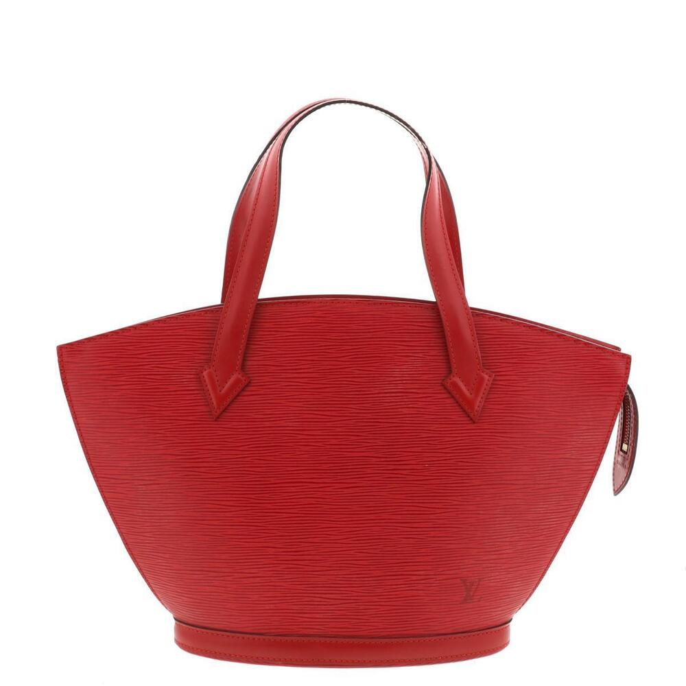 LOUIS VUITTON Epi Saint Jacques Shopping Handbag Red